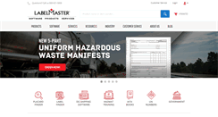 Desktop Screenshot of labelmaster.com